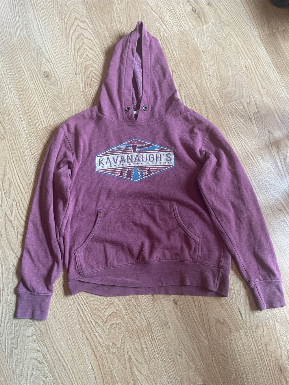 Blue 84 Mauve/Pink Hooded Women's Sweatshirt with Graphic Logo